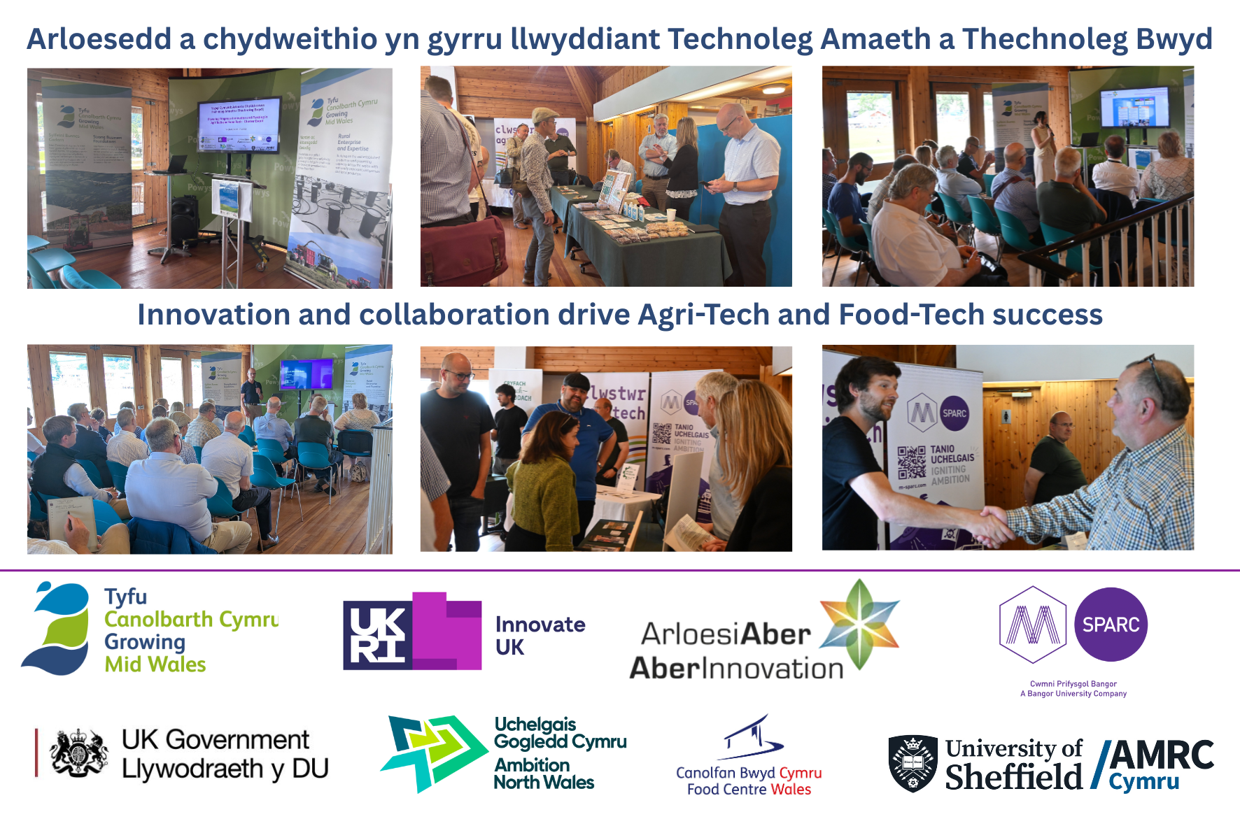 Ysgogi Cynnydd yn y Sioe Frenhinol: Arloesedd a chydweithio yn gyrru llwyddiant Technoleg Amaeth a Thechnoleg Bwyd