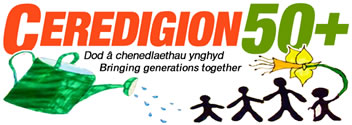 Logo Ceredigion 50+