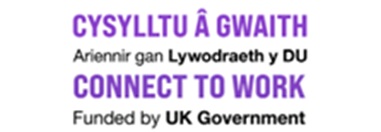 Logo Cysylltu a Gwaith