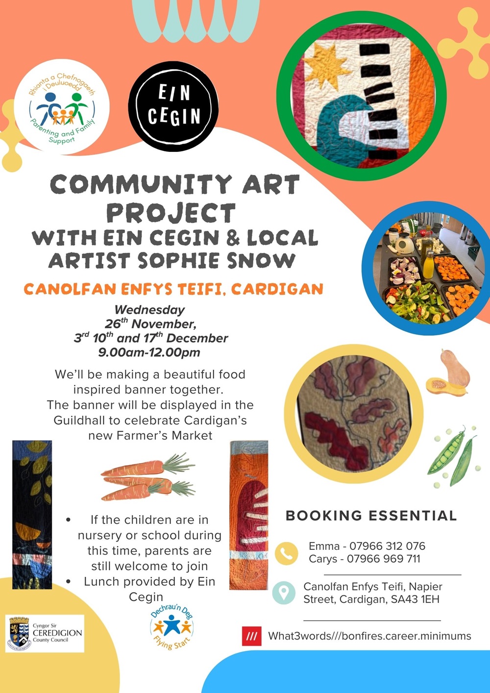 Community Art Project with Ein Cegin 