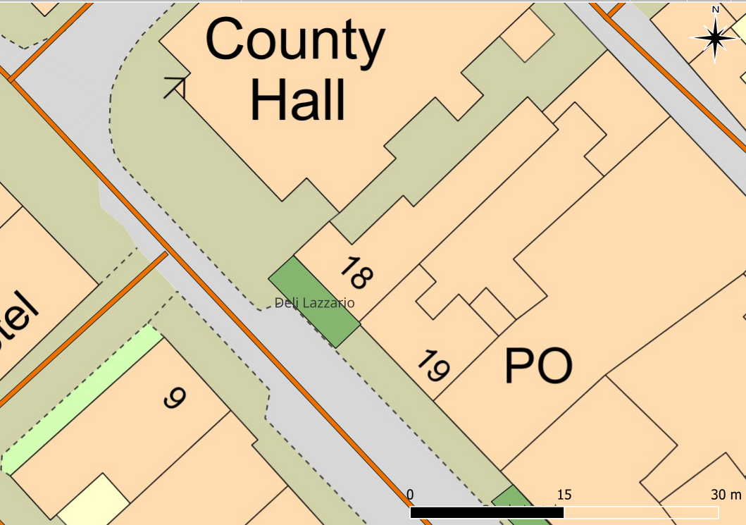 Deli Lazzario seating area