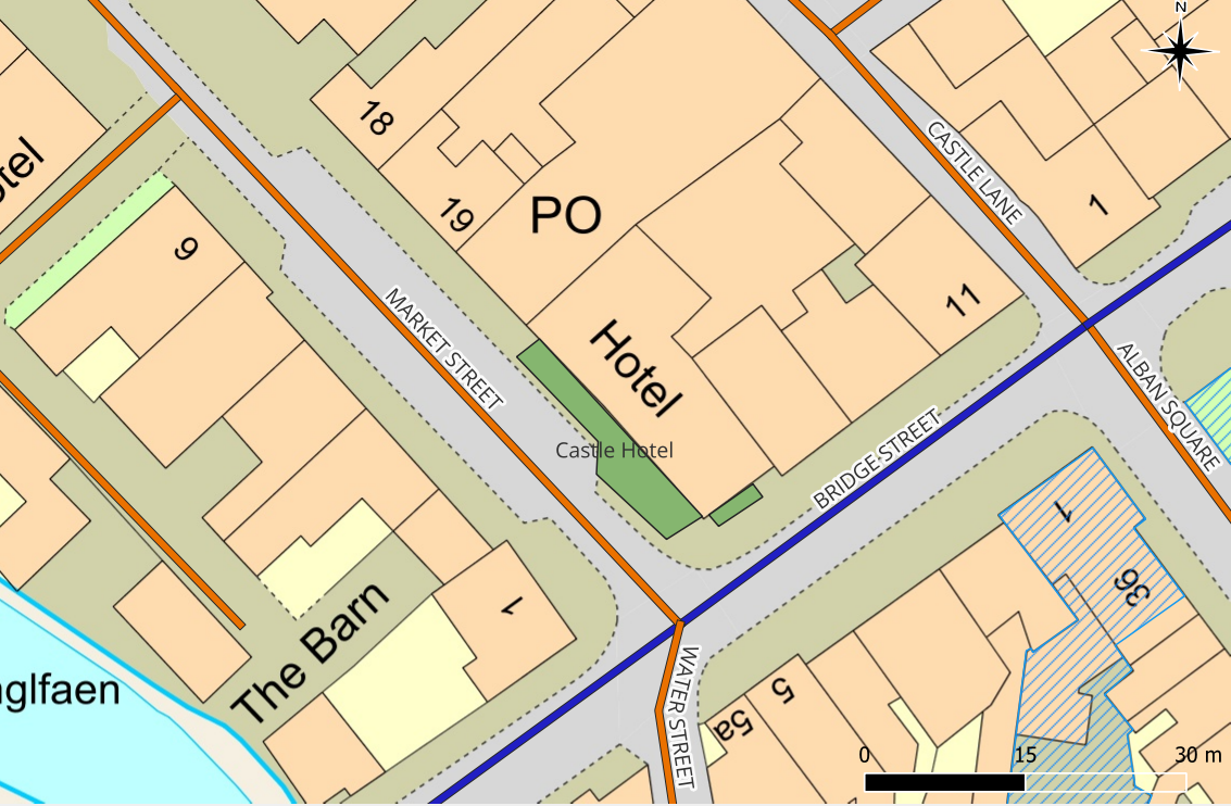 Castle Hotel Aberaeron seating area