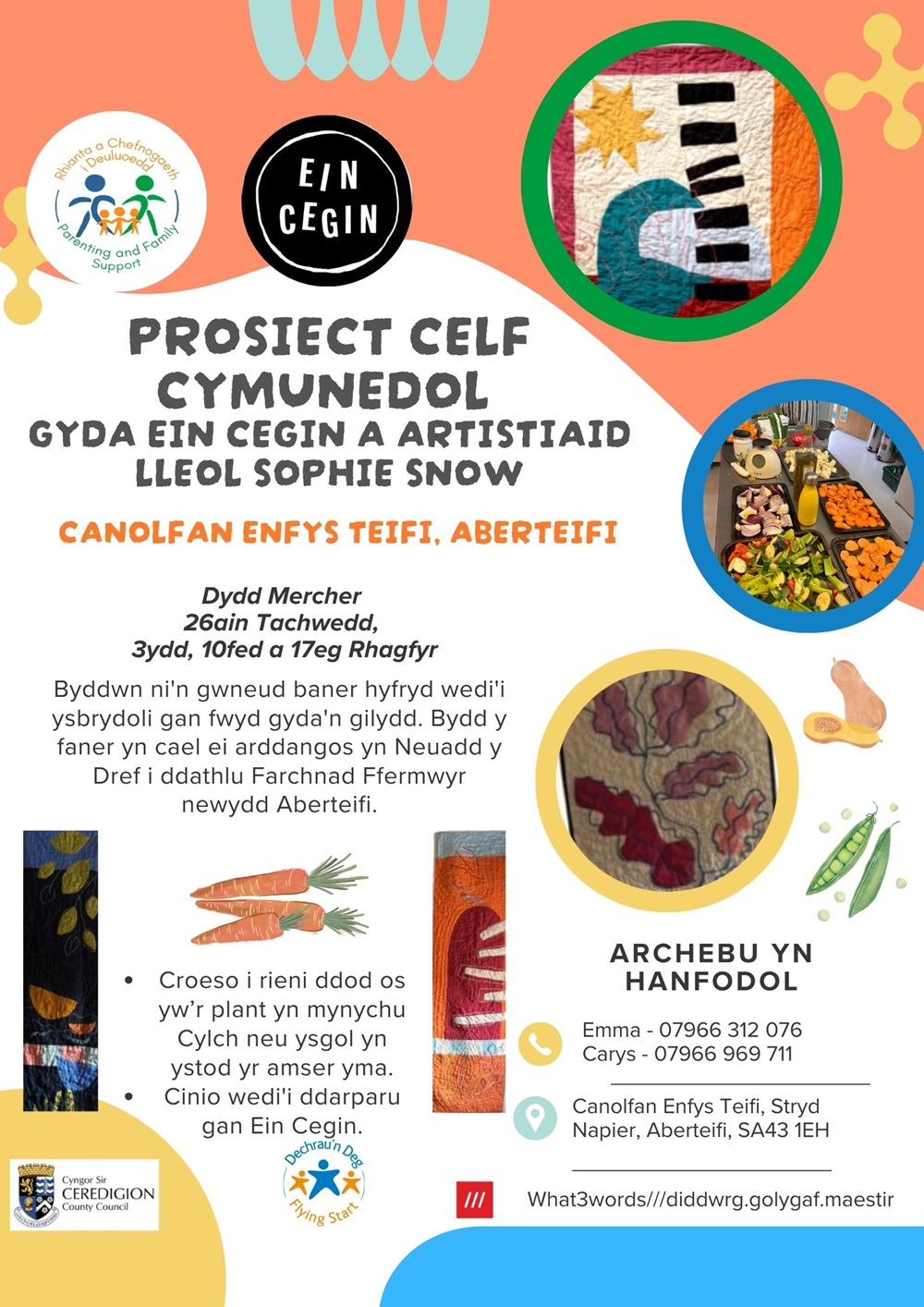 Prosiect Celf Cymunedol gyda Ein Cegin