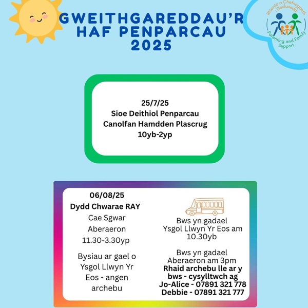 Gweithgareddau Haf Penparcau