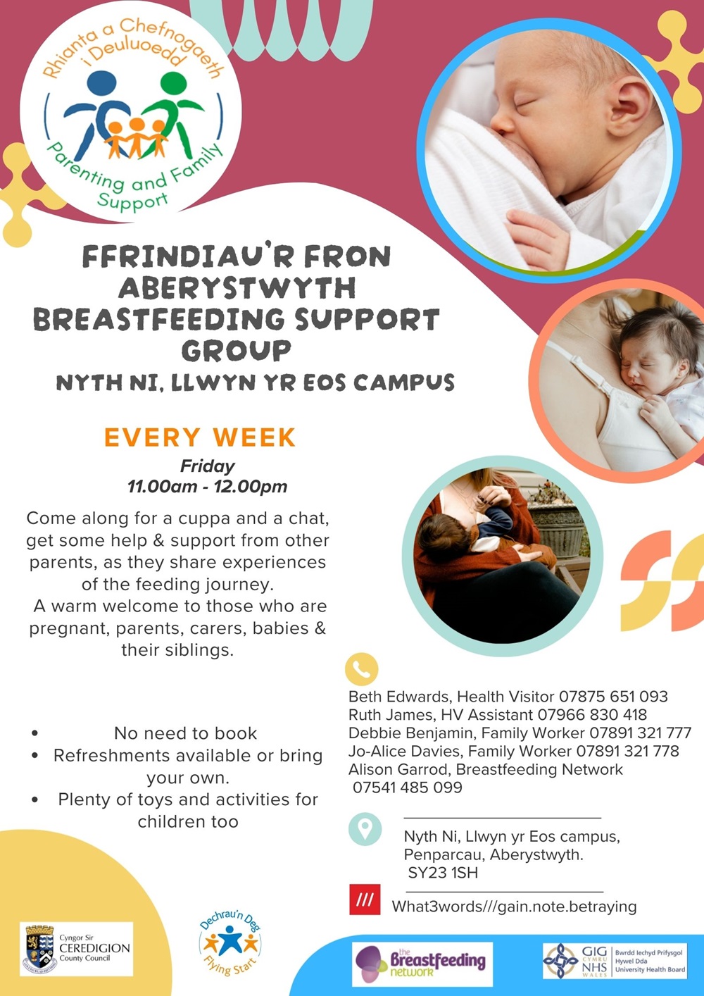 Ffrindiau'r Fron Aberystwyth Breastfeeding Support Group